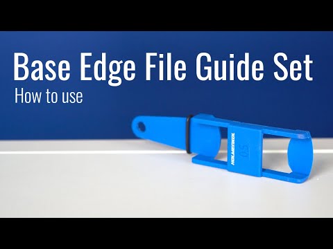 Base Edge File Guide Set - Ski Kantenwinkel Set (Anwendung)