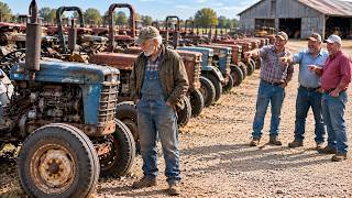 A Old Man Bought 60 Broken Tractors for $1000—They Laughed Until He Tu