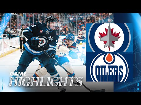 Edmonton Oilers vs. Winnipeg Jets - Game Highlights