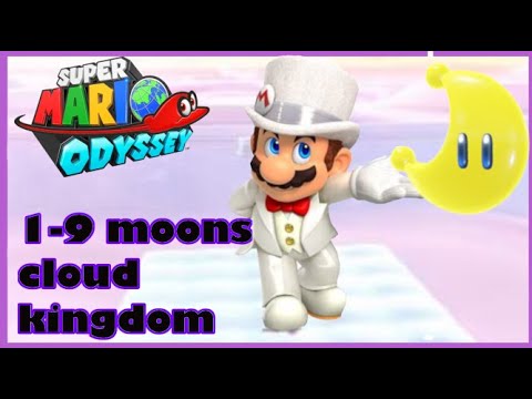 Super Mario Odyssey all moons cloud kingdom