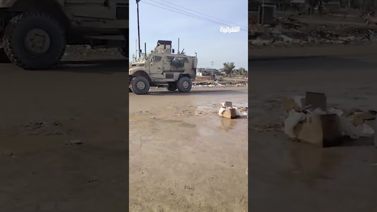 فيديو | مصدر أمني: رتل أميركي مؤلف من عشرات العجلات يدخل محافظة #نينوى