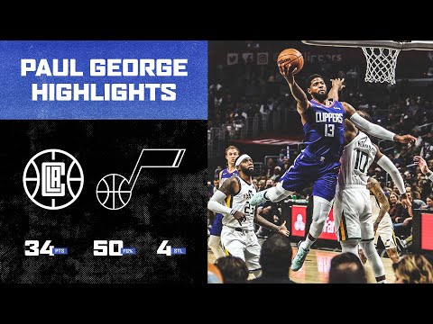 Paul George stepped up and showed out in his return against the Jazz.