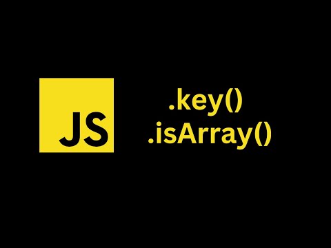 Tagalog Javascript Keys And Isarray Quick Lesson