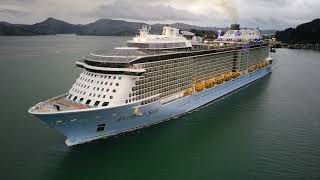 Anthem Of The Seas, maiden voyage into Dunedin, 14th November 2025