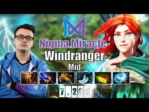 Windranger Mid | Nigma.Miracle- | HOW TO DESTROY MID COMPLETELY | 7.29d Gameplay Highlights