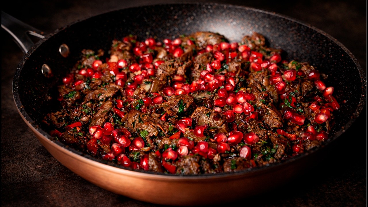 Куриная печень по-грузински. Все влюбляются в этот рецепт