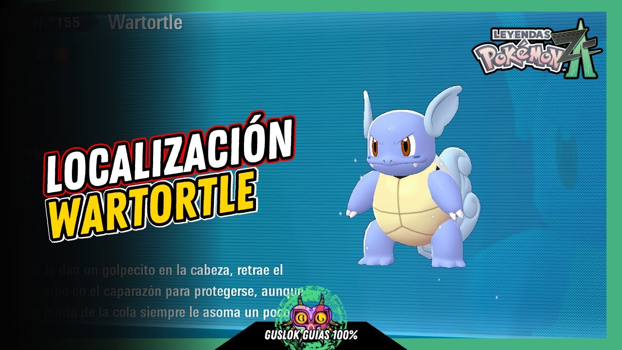 UBICACIÓN de WARTORTLE | GUÍA 100% | 💯Leyendas Pokemon: Z-A🏆 UBICACIÓN de WARTORTLE | GUÍA 100% | 💯Leyendas Pokemon: Z-A🏆