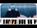 Kontra K - Letzte Träne Instrumental Beat + Piano Tutorial MIDI