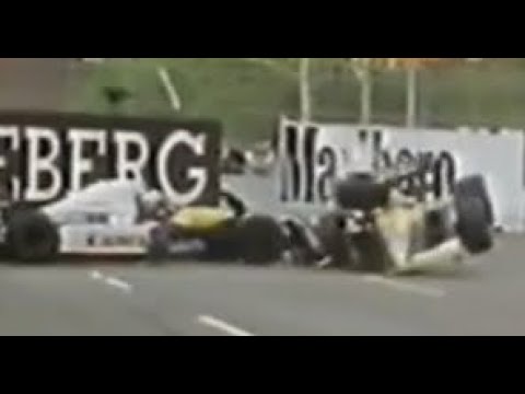 Moreno and Patrese crash [NEW IMAGES]