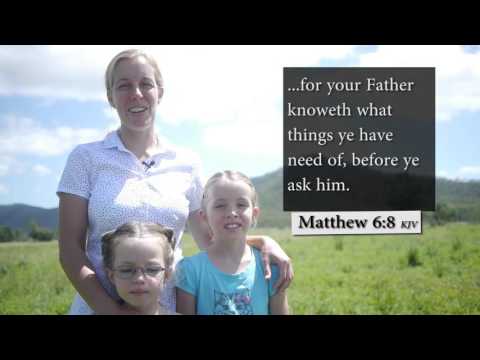 How to sing Matthew 6:8 KJV - Your Father knoweth what things ye have need of - Musical Memory Verse