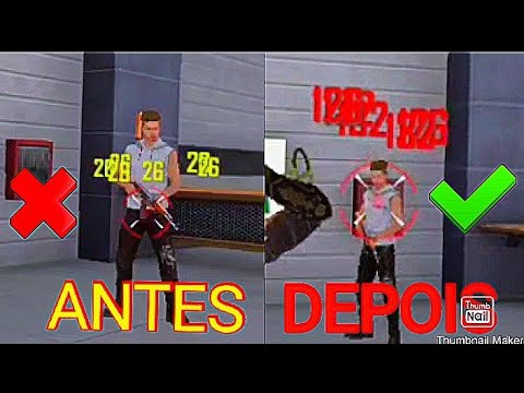 TREINANDO NO NOVO CELULAR FREE FIRE