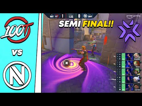 SEMI FINAL!! - 100 Thieves vs Envy - VCT Masters Berlin - HIGHLIGHTS | VALORANT
