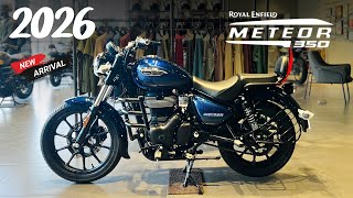 2026 🔥 Royal Enfield Meteor 350 Marine Blue Full Review ✅ New Updated Price & Features ❤️ Meteor