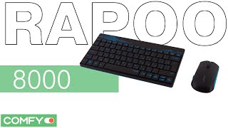 RAPOO 8000 Wireless Mouse & Keyboard Combo - відео 1