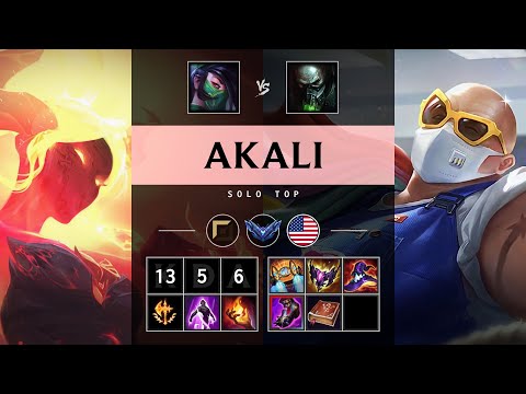 Akali Top vs Urgot - NA Diamond Patch 25.14