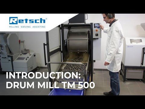 Drum Mill TM 500 - Introduction #RETSCH #drummill #laboratoryinstruments