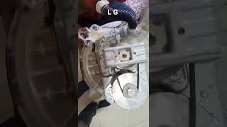 Experiment LG washing machine gearbox change