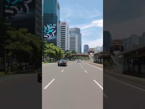 Driving in Jakarta on a Great Sunny Day #shorts
