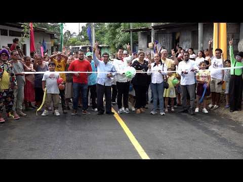 Managua: familias del barrio Luis Alfonso estrenan calles