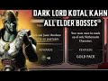 Dark Lord Kotal Kahn All Elder Challenge Bosses MK Mobile