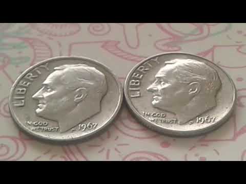 Valuable and Rare 1967 Dime Big Money If You have one !! Coin U.S no mint mark Error Coin Value