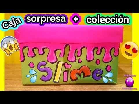 Caja sorpresa slime parte 2 y coleccion de slime Video