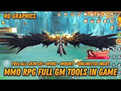 MMO RPG Full Gm Tools In Game - Free All Skin SP + Wing + Mount + Partner & More