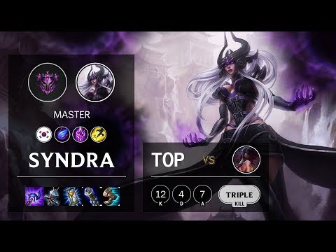 Syndra Top vs Akali - KR Master Patch 10.12