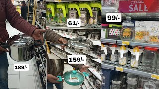 🛍D MART,D,I,Y, Store Latest offers Clearance sale upto 85% off,kitchen Steel Cookware pot,Container