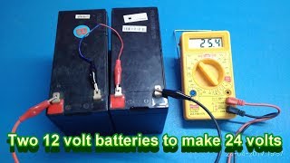 【How to】 Connect 3 12v Batteries To Make 24v