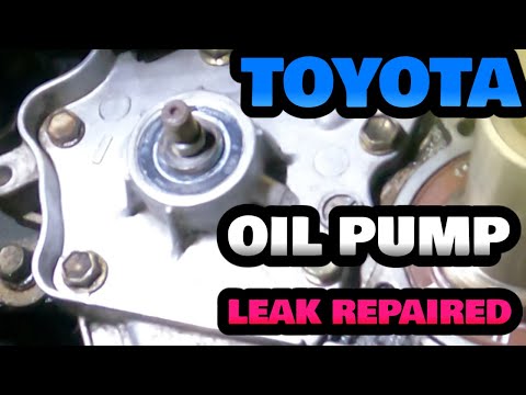 Toyota Camry Oil Pump Seal leak fix!!! Timing belt - water pump Toyota oil leak repaired
