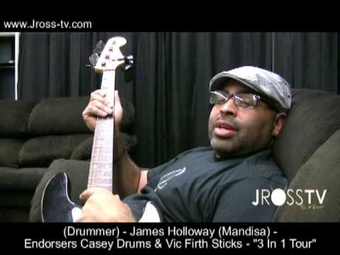 James Ross @ (Bassist) Bernard Harris - "Interview / 3 In 1 Tour" -  www.Jross-tv.com