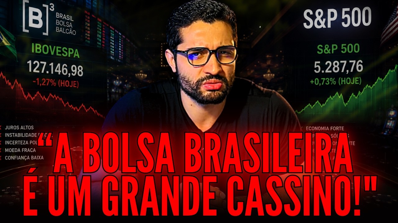 A BOLSA BRASILEIRA É UM LIXO EM COMPARAÇÃO COM O S&P 500? MOSTREI A VERDADE COM NÚMEROS