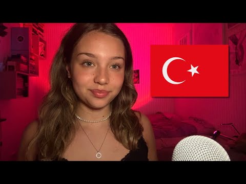 ASMR | Learn Turkish 🇹🇷 with Me! ❤️ (close up whispers & trigger words)