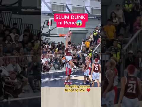 SLUM DUNK ni Rene, ang galing! #viral #trending #basketball #viralvideo #ytshorts #shortsfeed #fyp