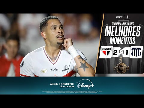 Gols e lances de São Paulo x Talleres