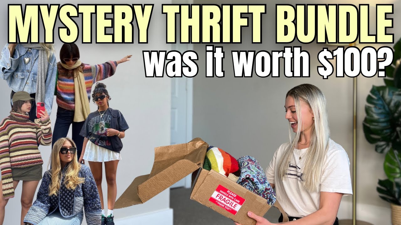 Unbox a Thrifted Mystery Style Bundle based on my Pinterest - I paid $100