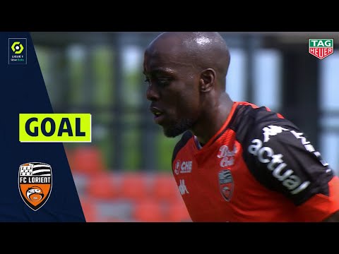 Goal Yoane WISSA (44' pen - FC LORIENT) FC LORIENT - ANGERS SCO (2-0) 20/21