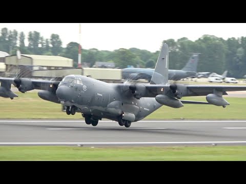 Lockheed Martin MC-130J Super Hercules Commando II USAF departure at RAF Fairford RIAT 2019 AirShow
