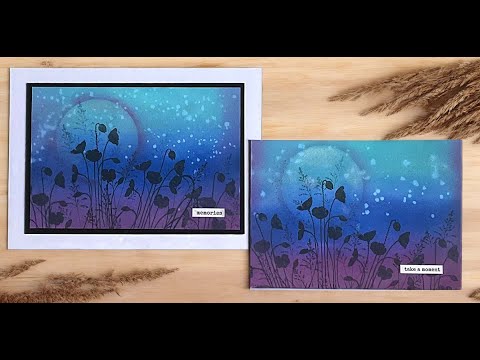 Magical Wild Poppies by Jo Rice - A Lavinia Stamps Tutorial