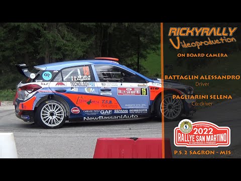 OBC BATTAGLIN - PAGLIARINI // 42° Rallye San Martino di Castrozza 2022 // P.S.2 Sagron - Mis