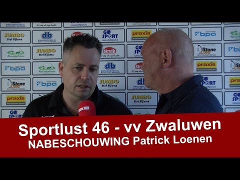 Nabeschouwing Sportlust 46 vv Zwaluwen met Patrick Loenen