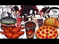 Mukbang Animation Spicy Noodle Chicken Set Eating Friday Night Funkin Complete Edition 04