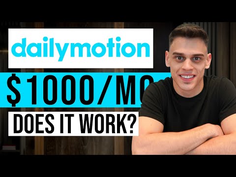 How To Make Money Uploading Videos On Dailymotion In 2024 | YouTube Alternative