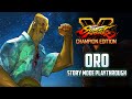 Street Fighter 5 Champion Edition - Oro's Story Mode Playthrough