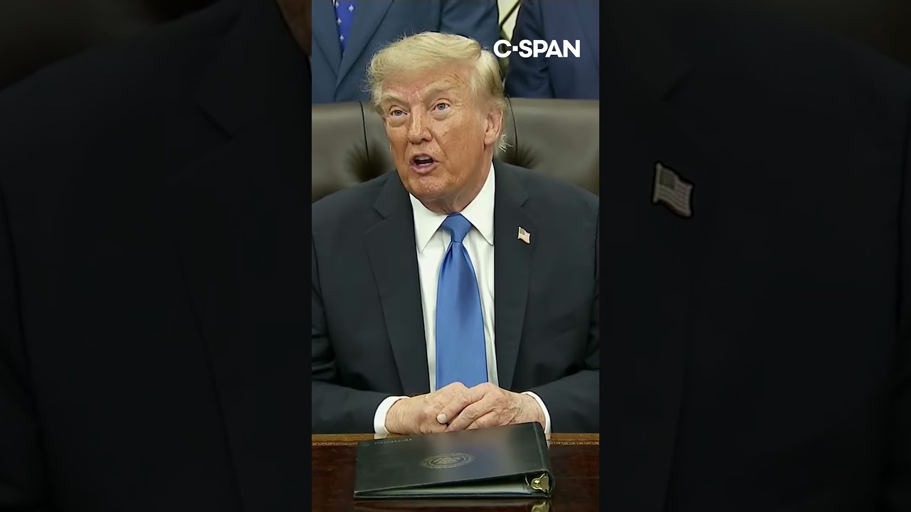 Trump calls Democratic Texas Senate candidate 'Talafreako' at Oval Office event