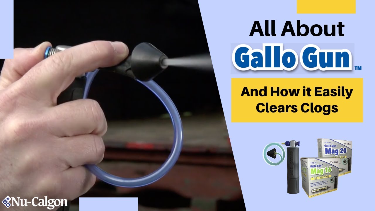 How Nu-Calgon's Gallo Gun easily clears clogs