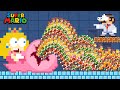 Dr Mario VS 999 Tiny Mario Luigi Peach Daisy In Peach Pregnant Maze Game Animation