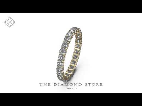 HG34 - Eternity Ring CHLOE 18K Gold DIAMOND 1.00CT