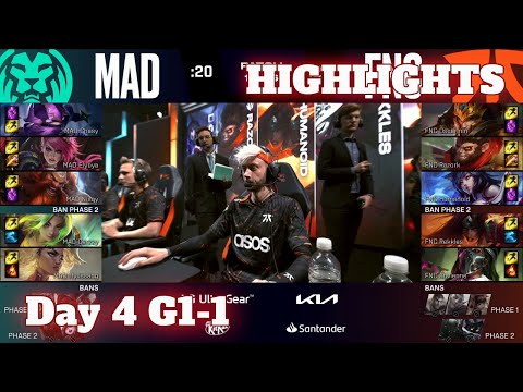 MAD vs FNC - Game 1 Highlights | Day 4 LEC Spring 2023 Group Stage | Mad Lions vs Fnatic G1